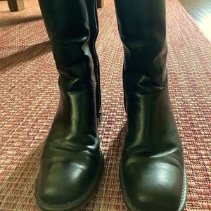 Vintage Nine West midcalf boots with side zip